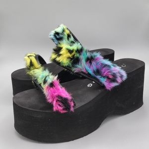 Dollskill Rocketdog Lana Dream Leopard Sandals